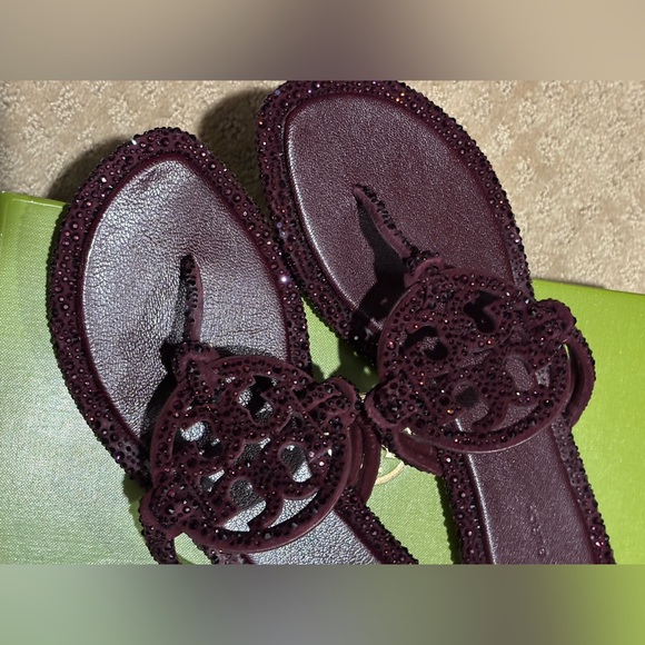 Tory Burch Crystal Miller Sandals - Picture 2 of 5